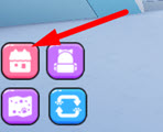 To redeem codes in Love Kitten Simulator, first, Press the shop icon on the left side of the screen: