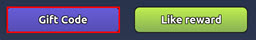 Next, click on the Gift Code button at the bottom of the menu: