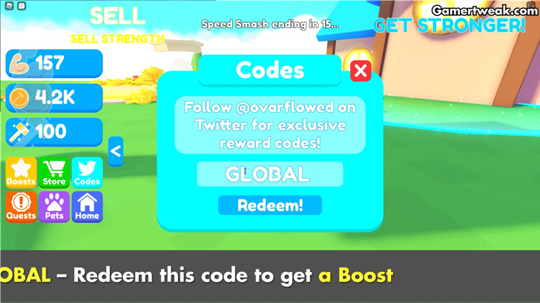 How Do I Redeem Smash Legends Codes? image via Roblox.com