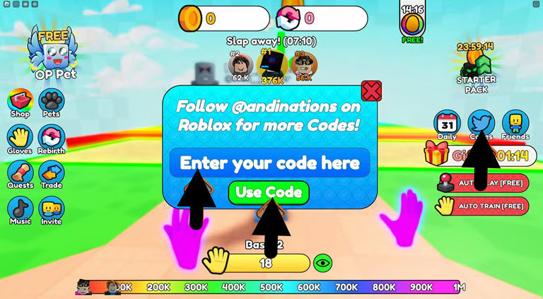 How Do I Redeem Slap A Friend Codes? Roblox.com