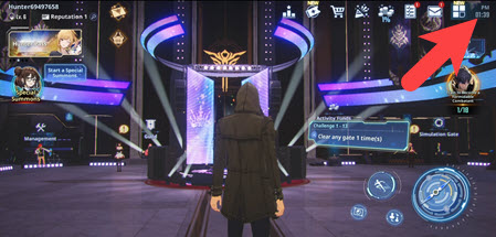 Open Settings: Launch the game and tap the four-square menu icon (usually top-right).