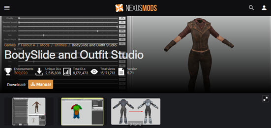 Top Fallout 4 Mods Ranked, 3. BodySlide and Outfit Studio